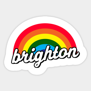 Brighton Gay Pride Rainbow Sticker